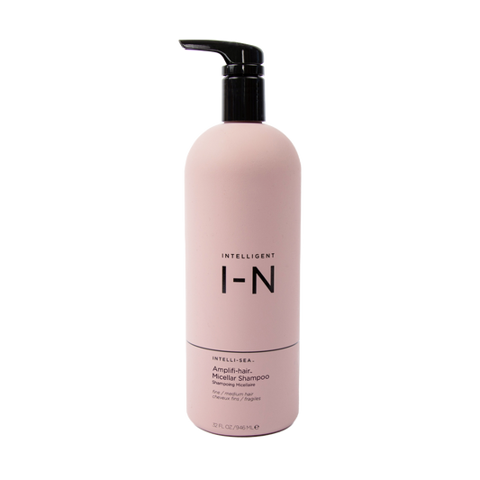 NEW! Natural plant based sulfate free Amplifi-hair Volumizing Micellar Shampoo for fine flat limp hair