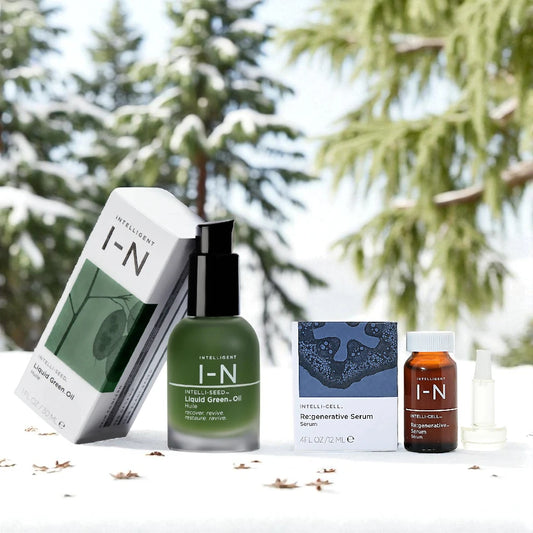 Liquid Green® Face Oil & Re:generative™ Serum Bundle